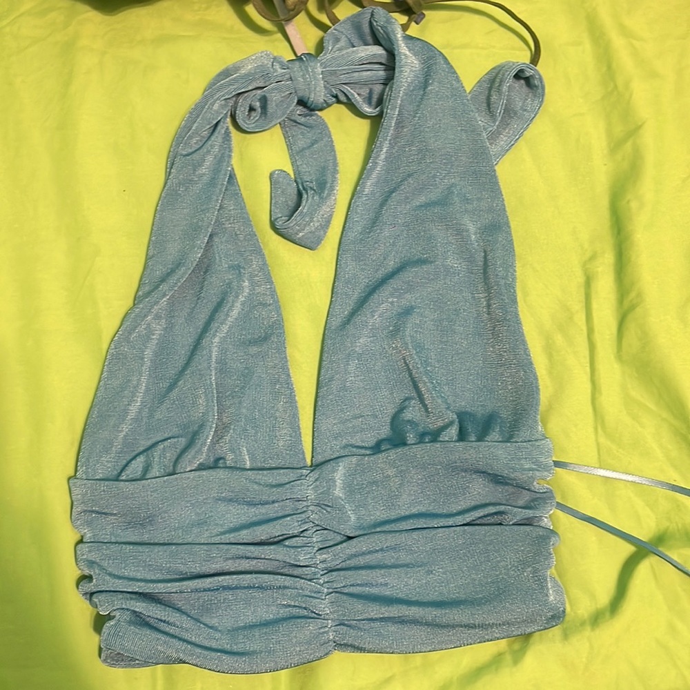 Tank top with open back